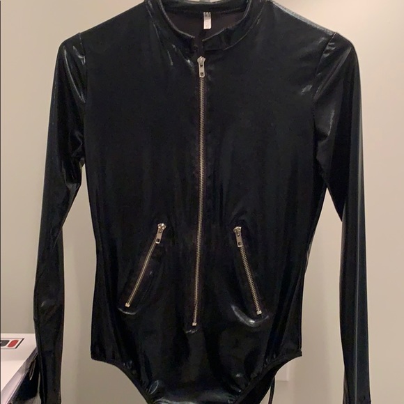 Black poly bodysuit - Picture 1 of 3